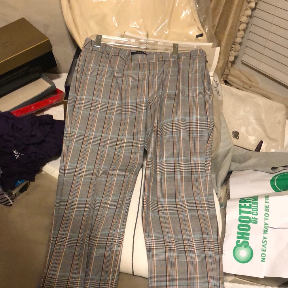 Men's Plaid Pants - Gray